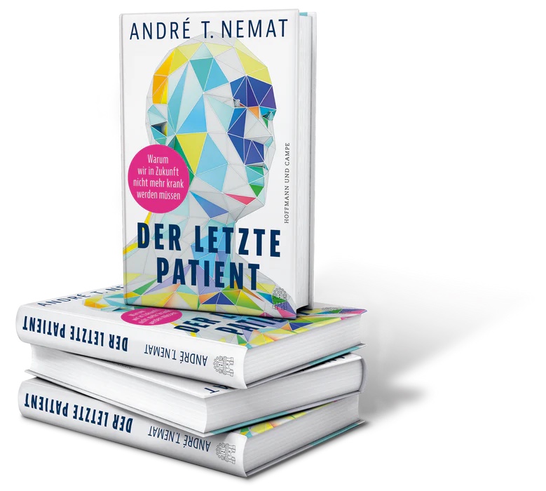 Mehrere Exemplare von »Der letzte Patient« gestapelt, Cover und Rücken sichtbar